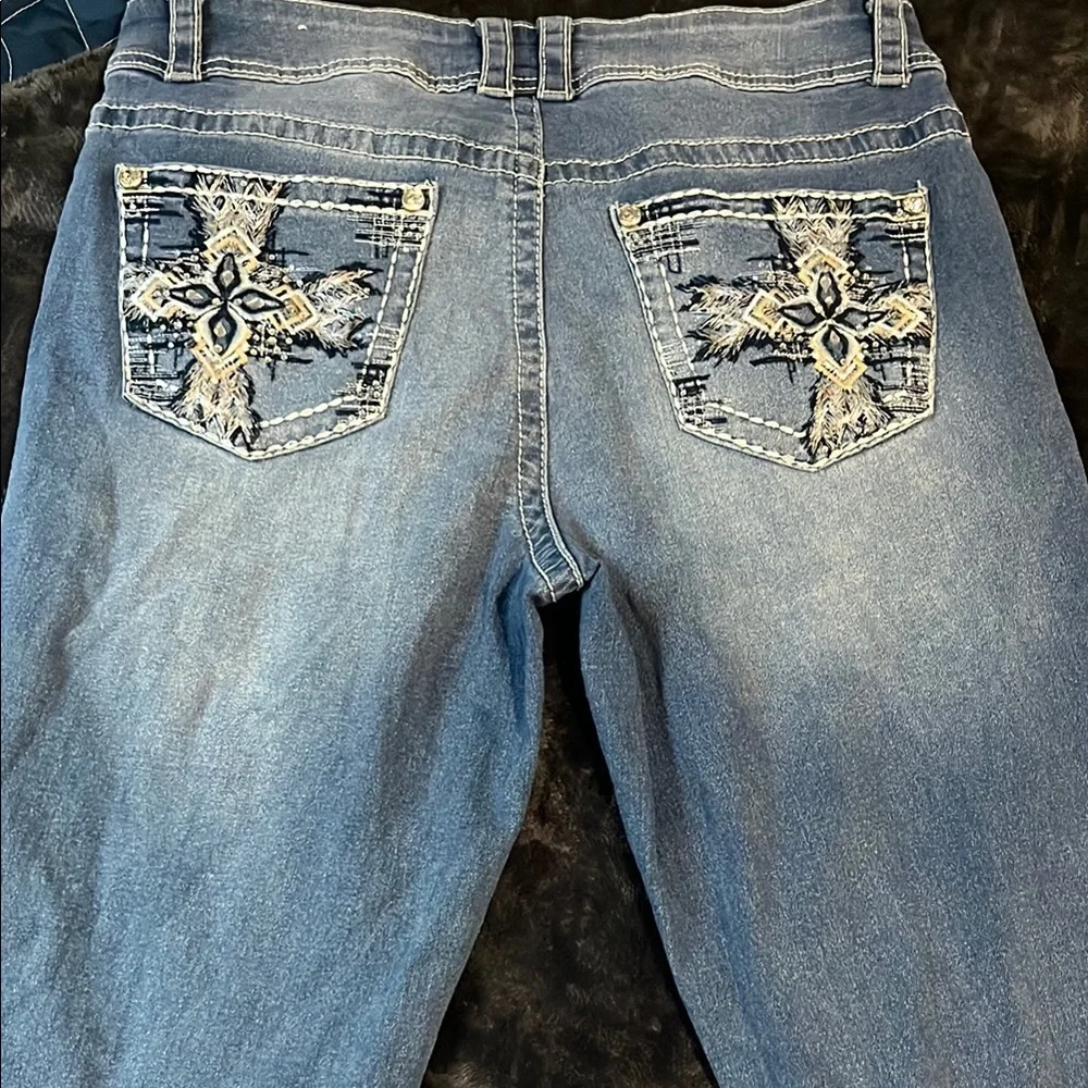 Classic Blue Women's Jeans - Picture 3 of 3